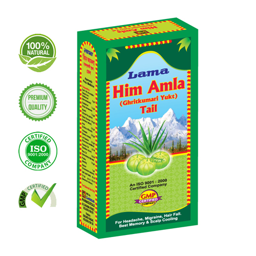 Him Amla (Ghritkumari yukt) Oil – Lama Pharmaceuticals